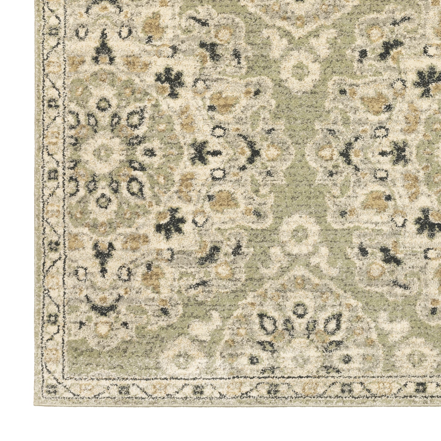 Oriental Weavers Florence Green Ivory Vintage