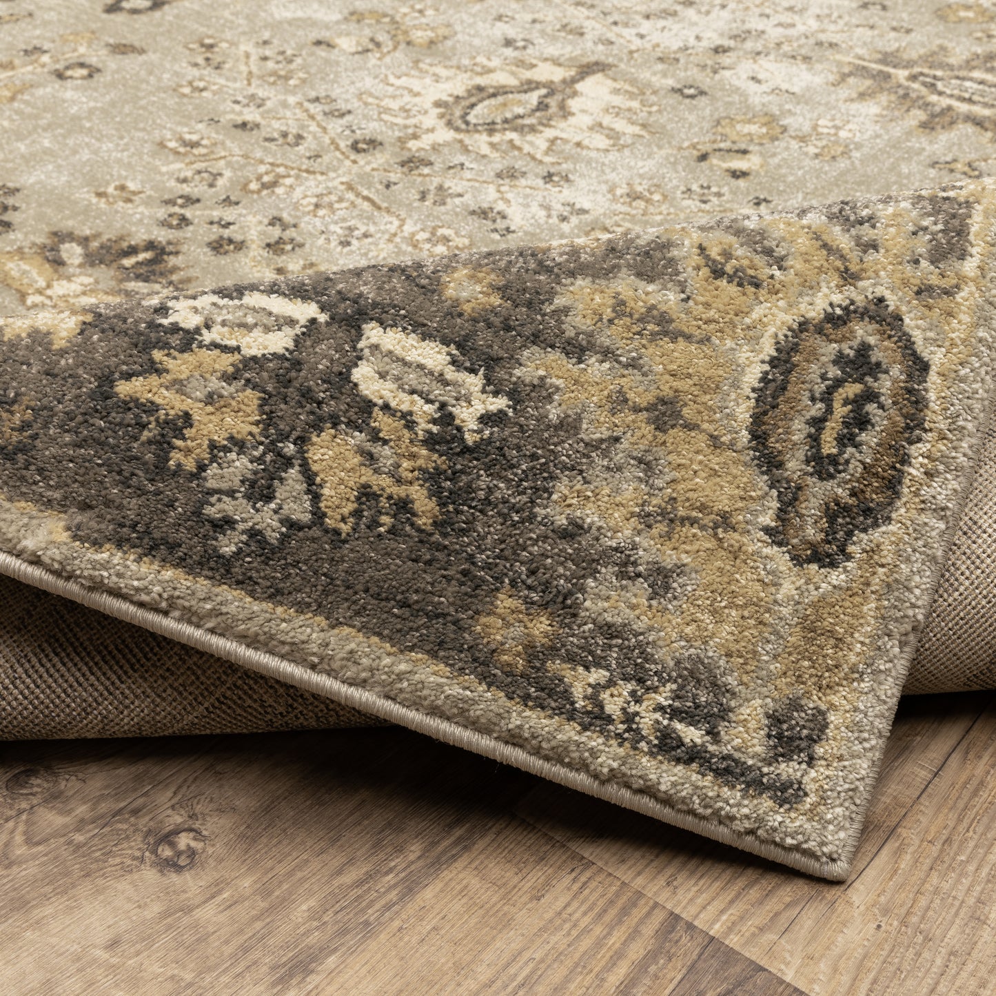 Oriental Weavers Florence Grey Brown Vintage