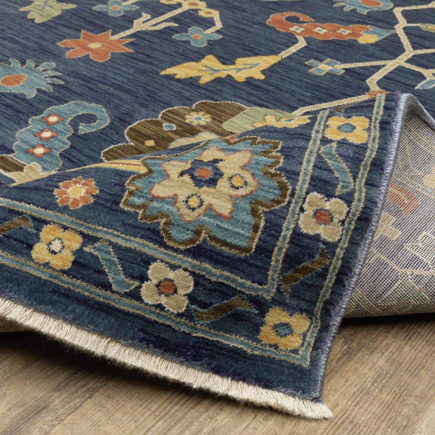 Oriental Weavers Francesca Blue Multi-colored Traditional