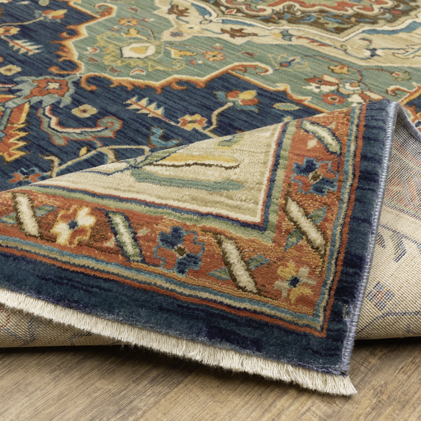 Oriental Weavers Francesca Blue Beige Traditional