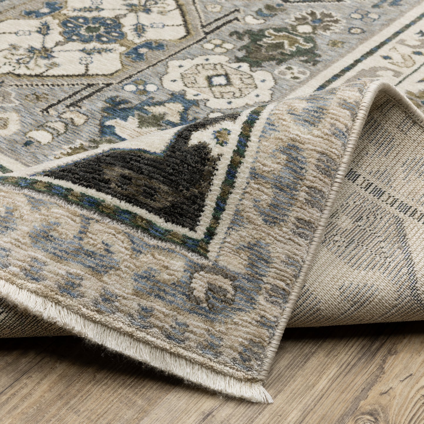 Oriental Weavers Hastings Ivory Blue Traditional