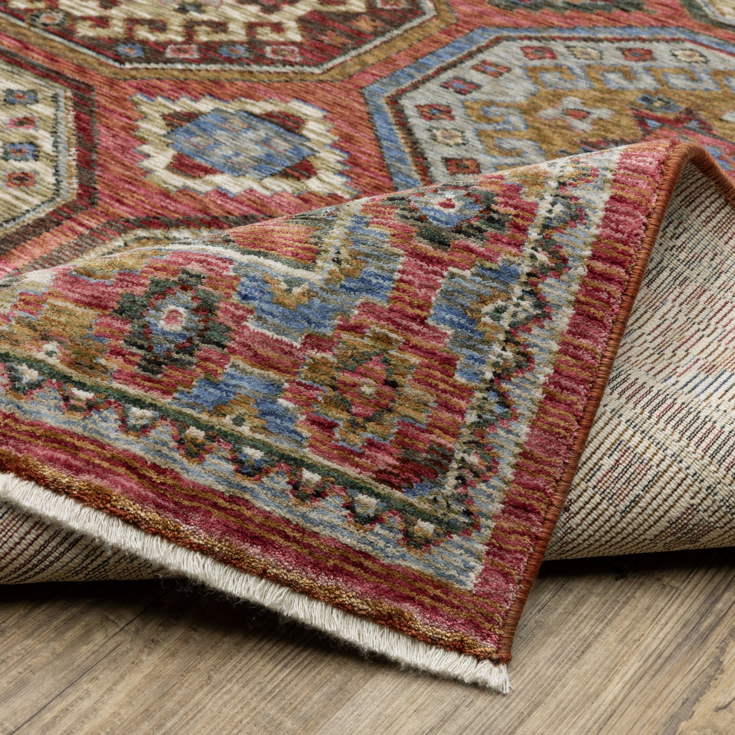 Oriental Weavers Hastings Pink Red Global