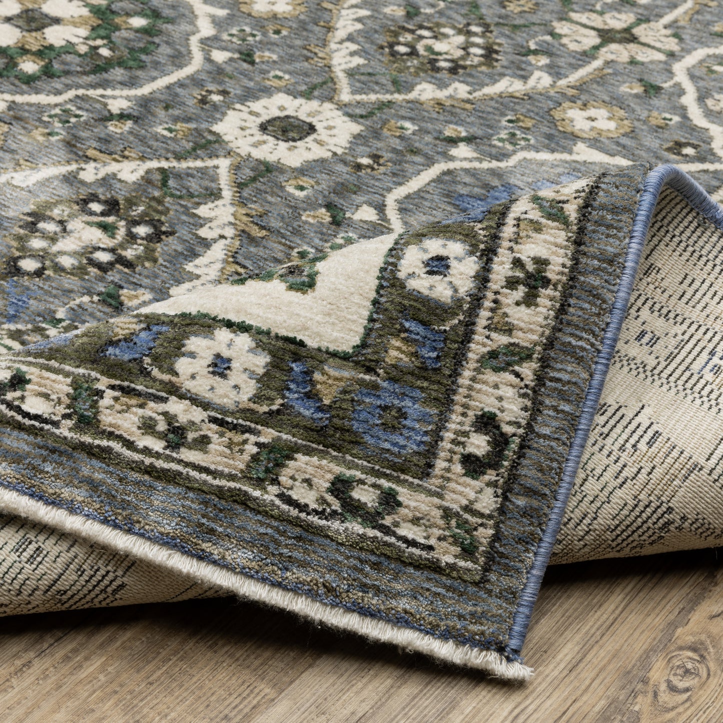 Oriental Weavers Hastings Blue Grey Traditional