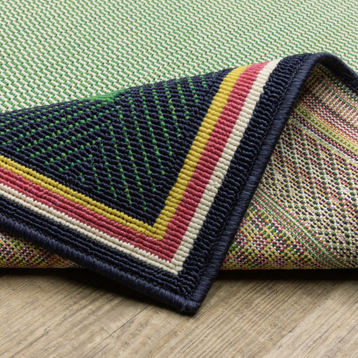 Oriental Weavers Havana Green Navy Preppy