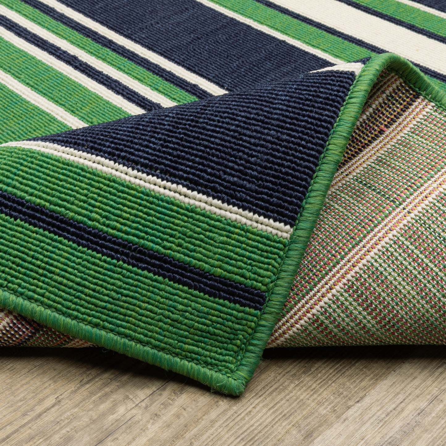 Oriental Weavers Havana Green Navy Preppy