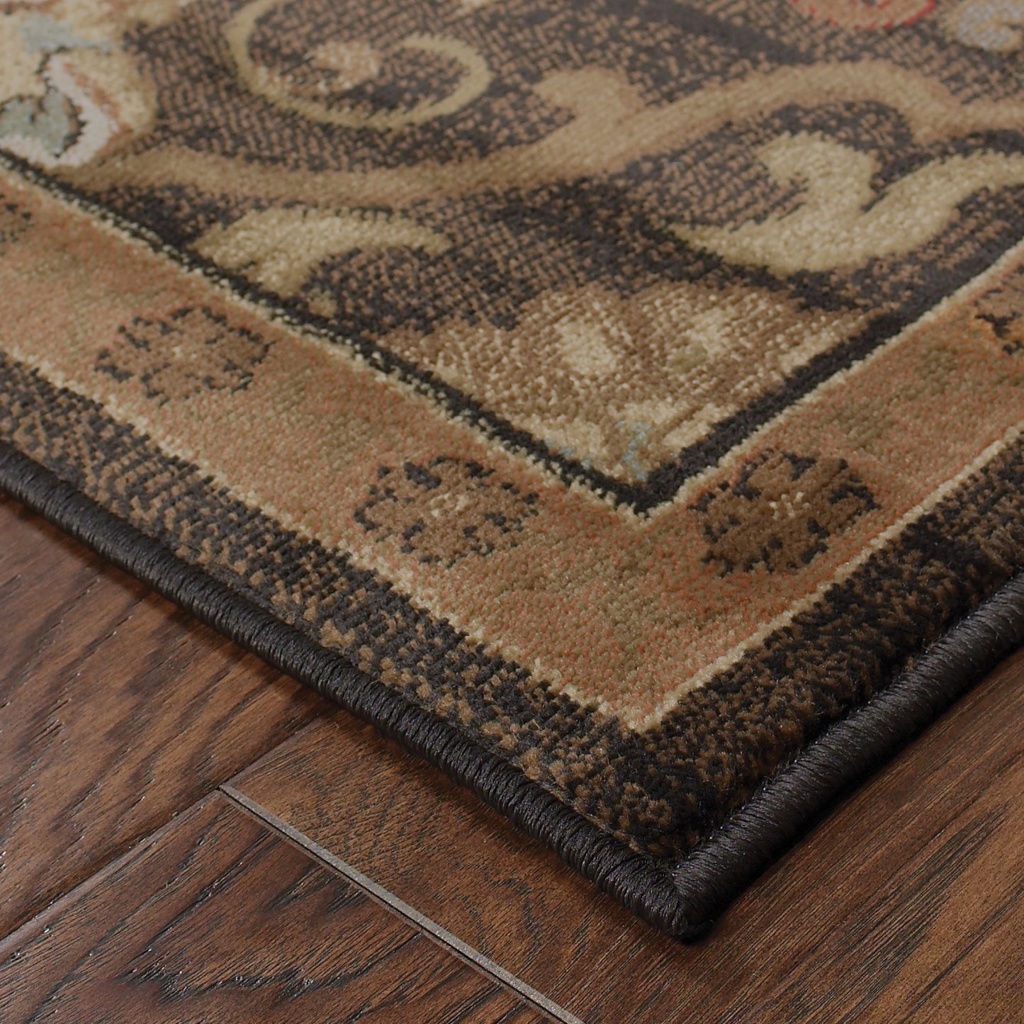 Oriental Weavers Hudson Brown Beige Traditional