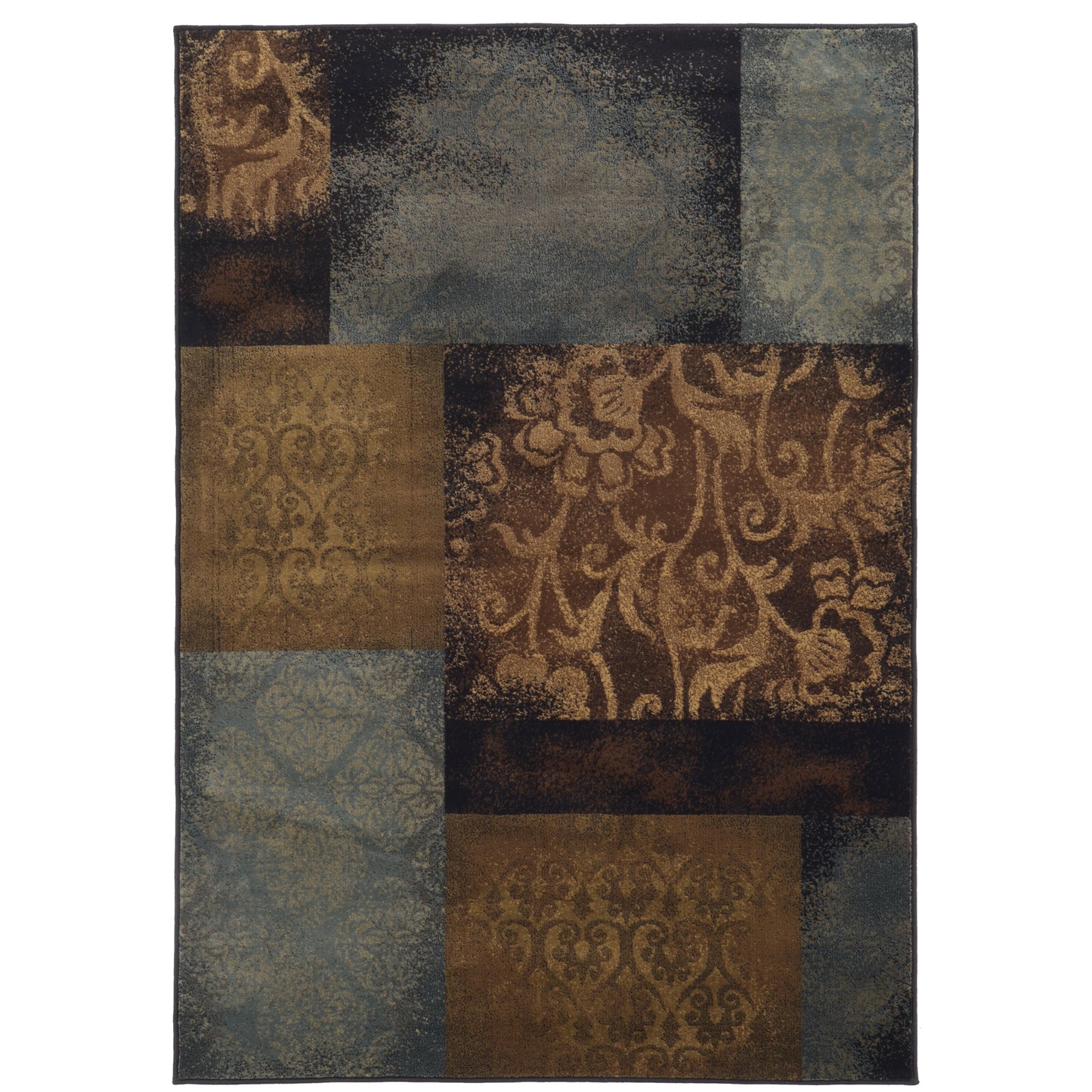 Oriental Weavers Hudson Blue Brown Global
