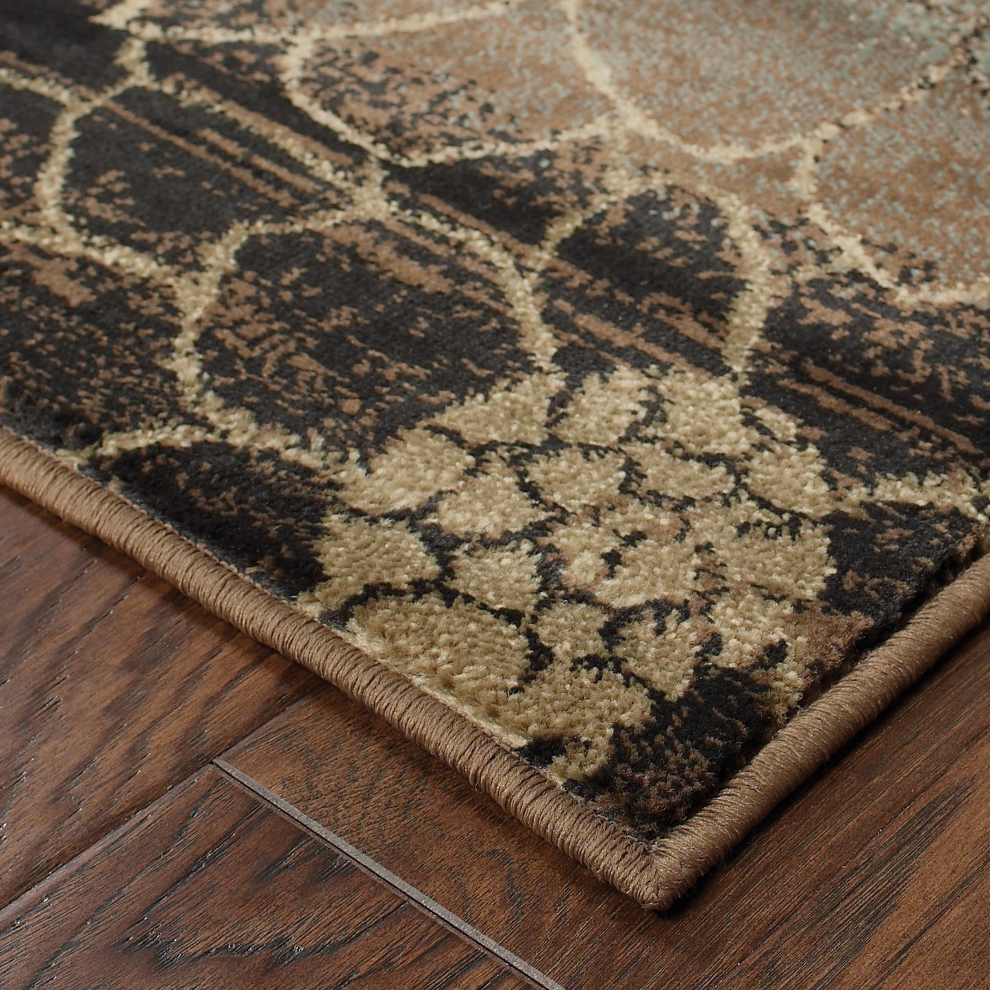 Oriental Weavers Hudson Brown Beige Bohemian