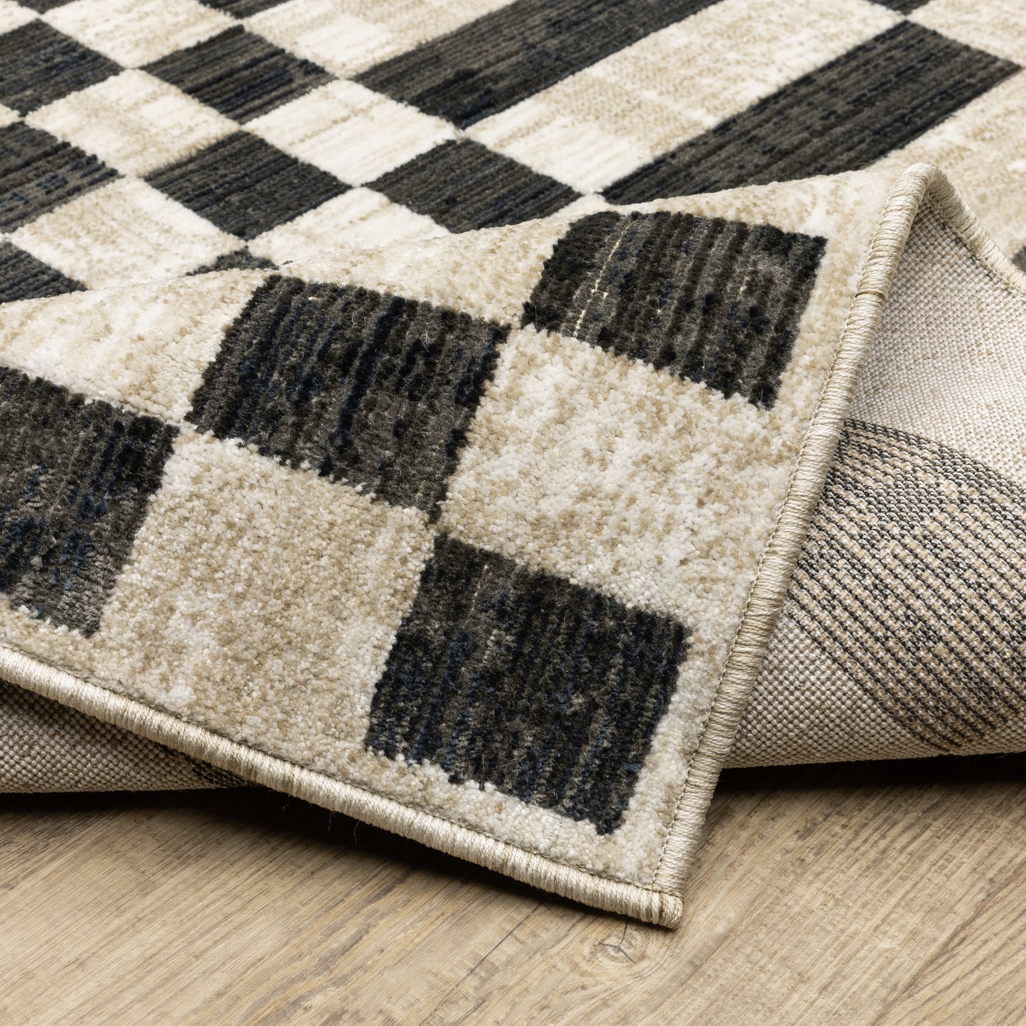 Oriental Weavers Hunter Beige Black Modern