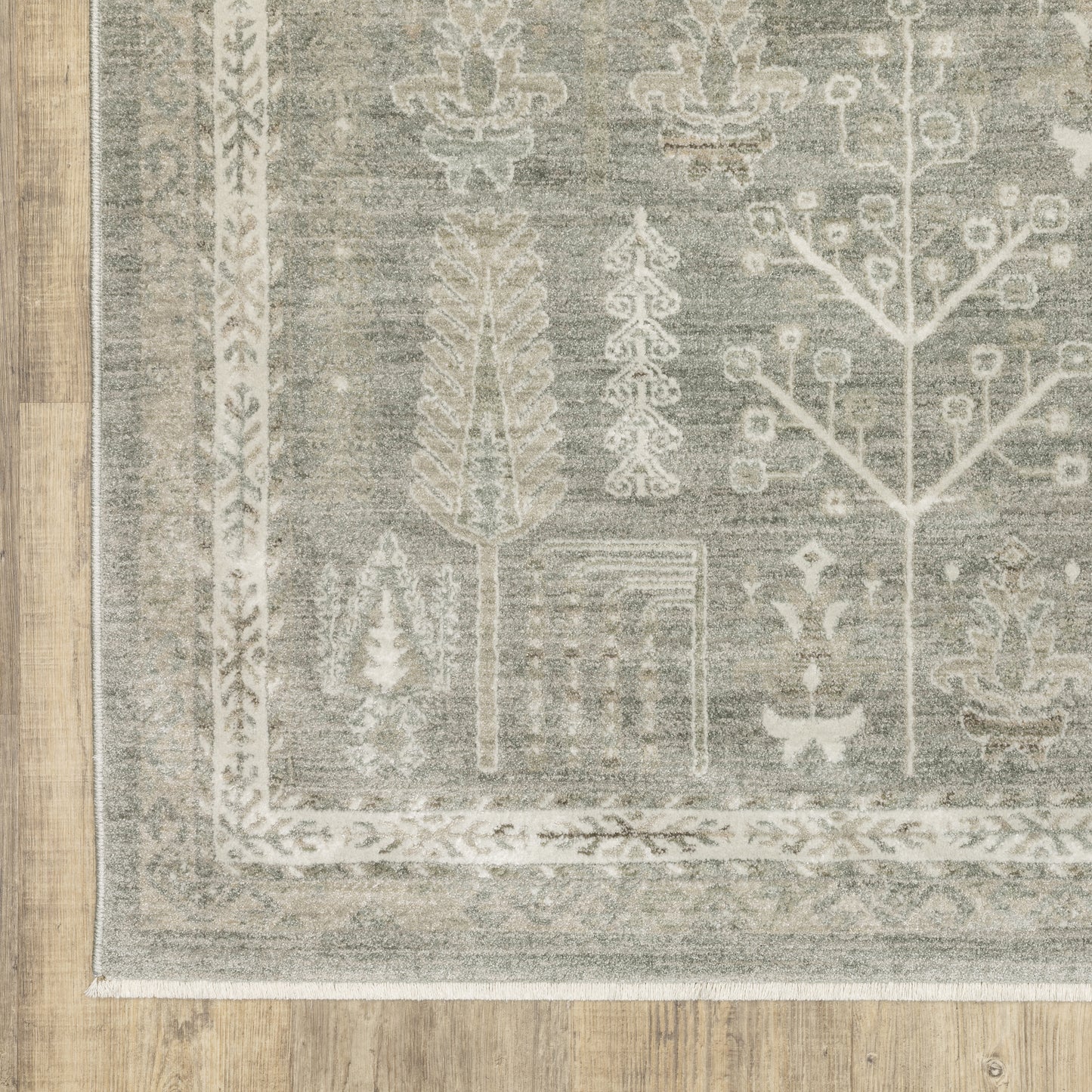 Oriental Weavers Keaton Green Beige Traditional