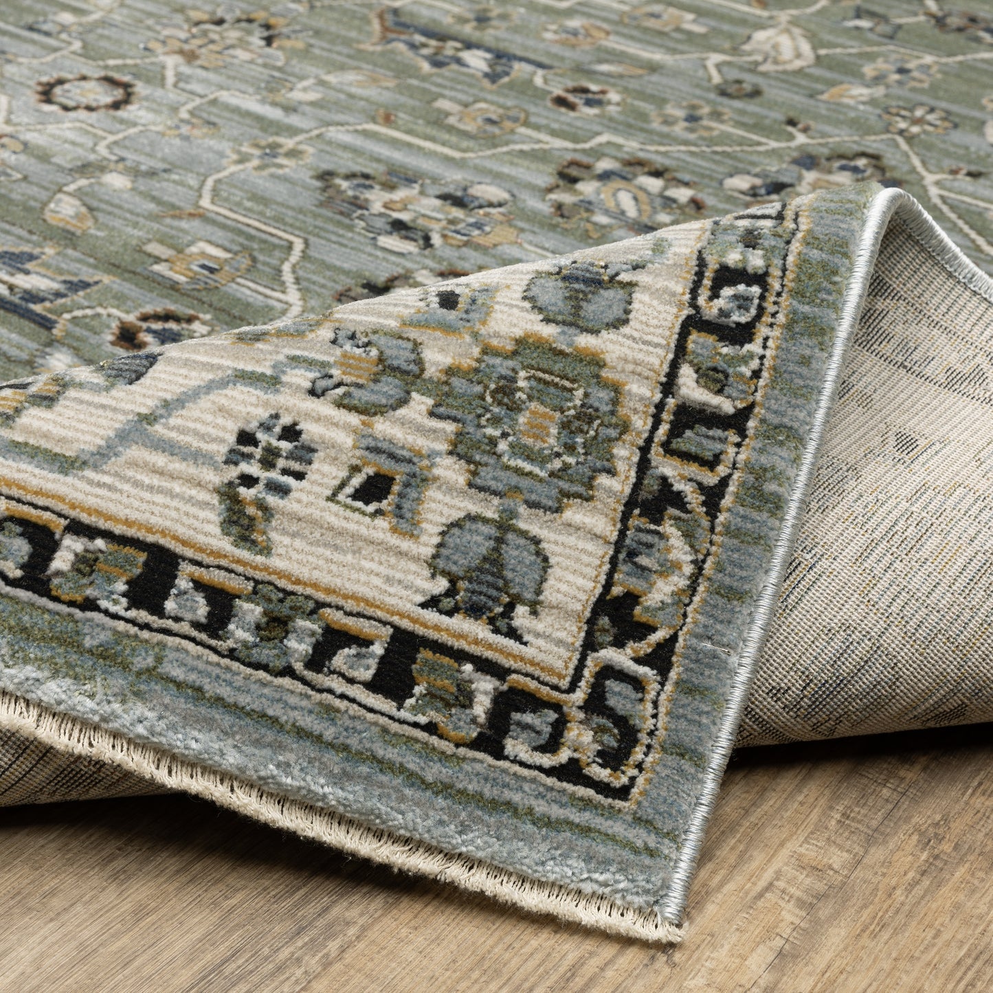 Oriental Weavers Keira Blue Green Traditional