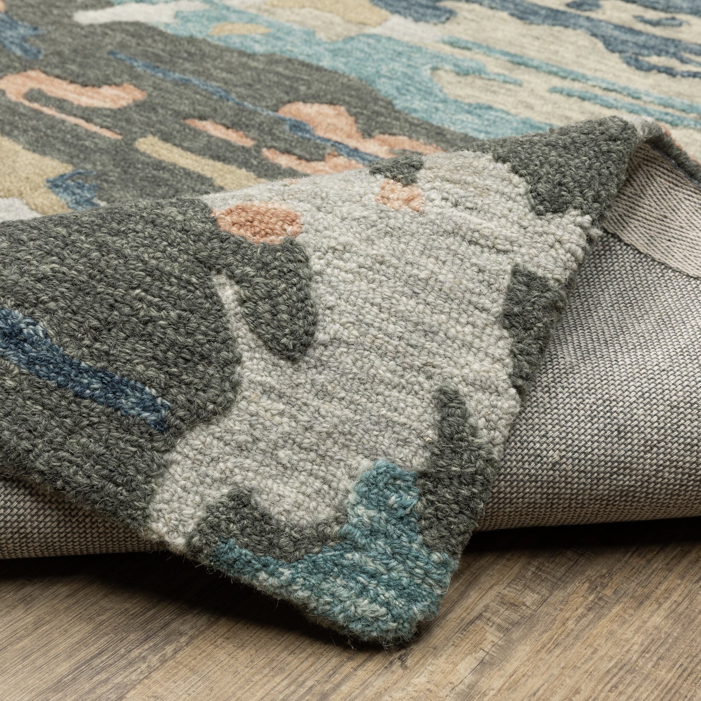 Oriental Weavers Kipton Grey Blue Modern & Contemporary