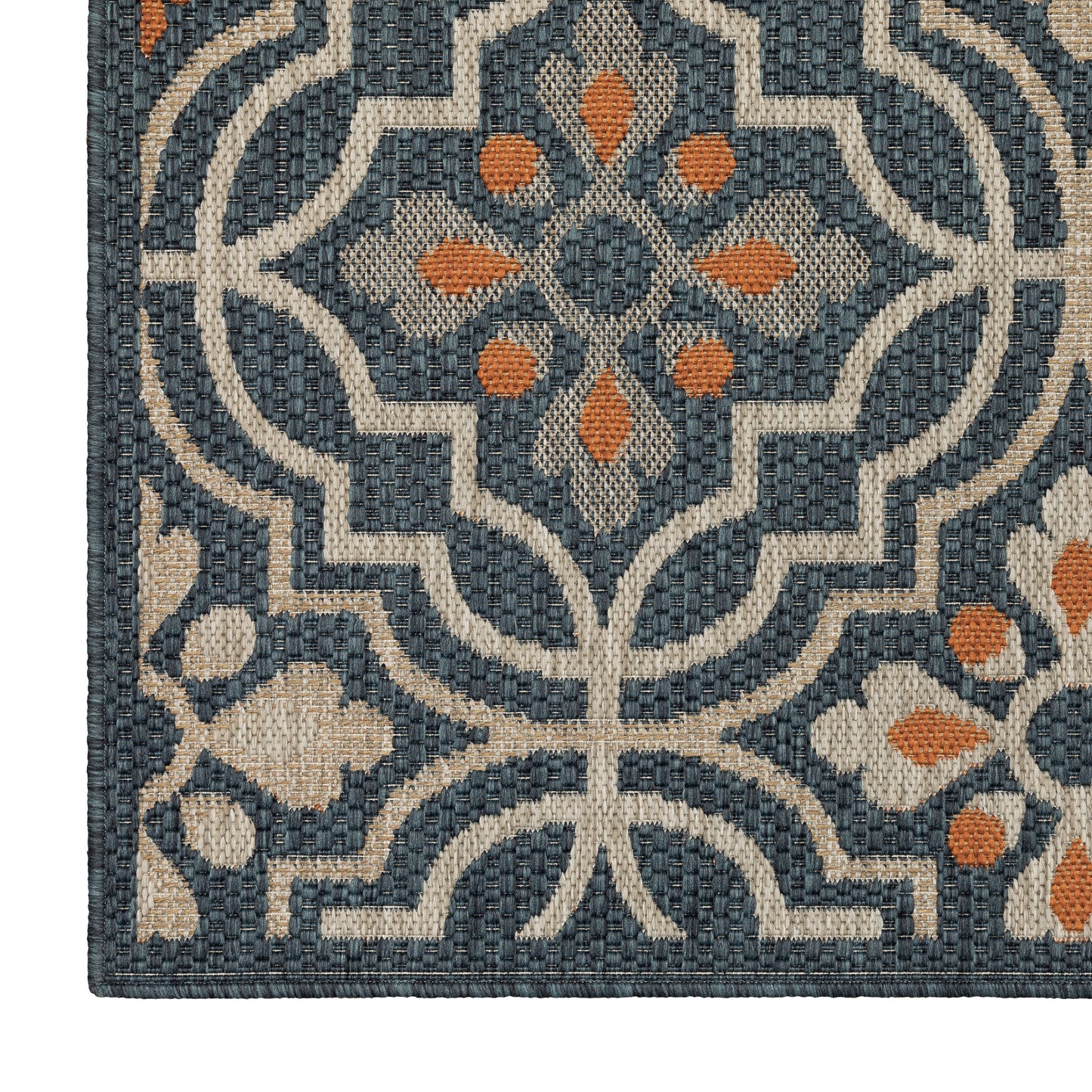 Oriental Weavers Latitude Teal Orange Global