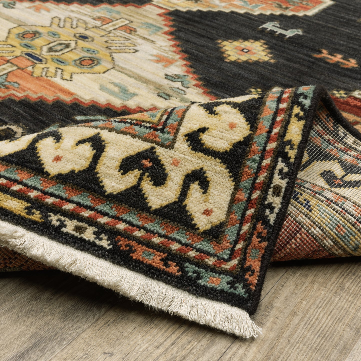 Oriental Weavers Lilihan Charcoal Multi Southwestern