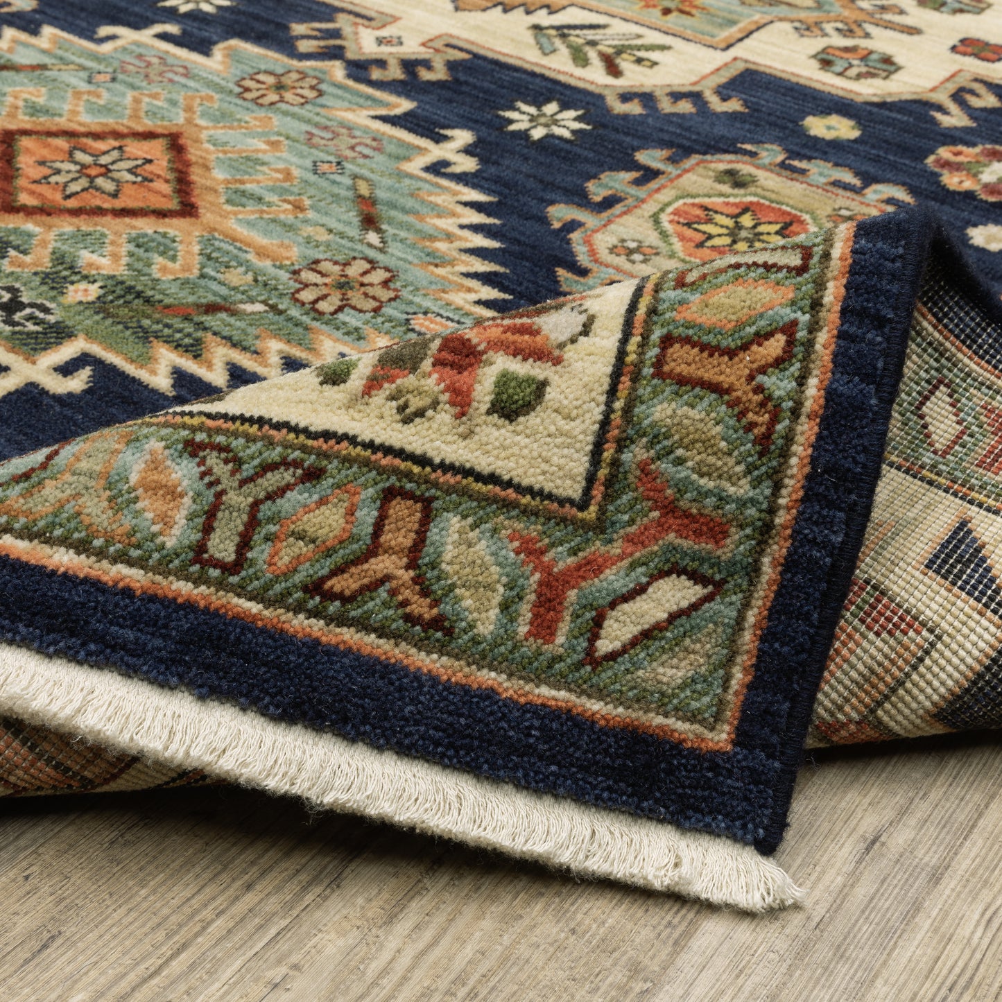 Oriental Weavers Lilihan Navy Multi Southwestern