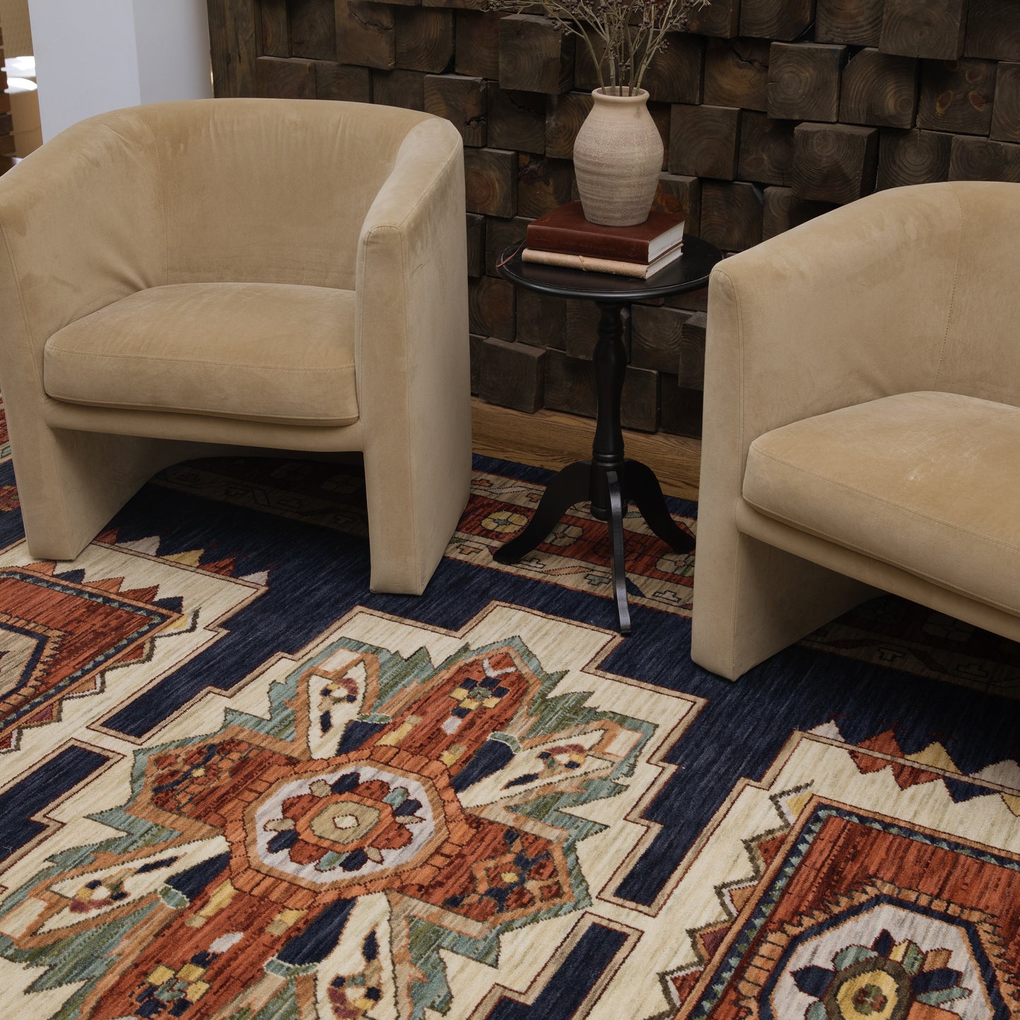 Oriental Weavers Lilihan Blue Red Traditional