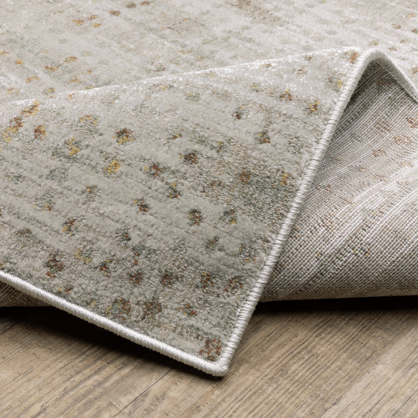 Oriental Weavers Mallory Grey Gold Contemporary