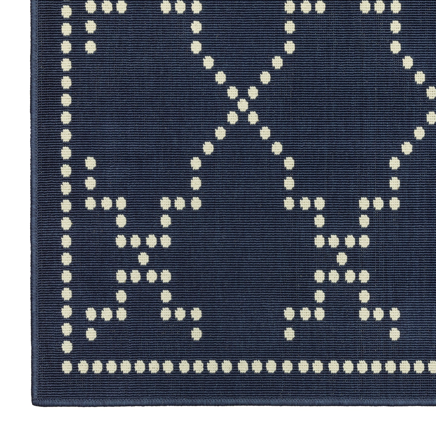 Oriental Weavers Marina Navy Ivory Moroccan
