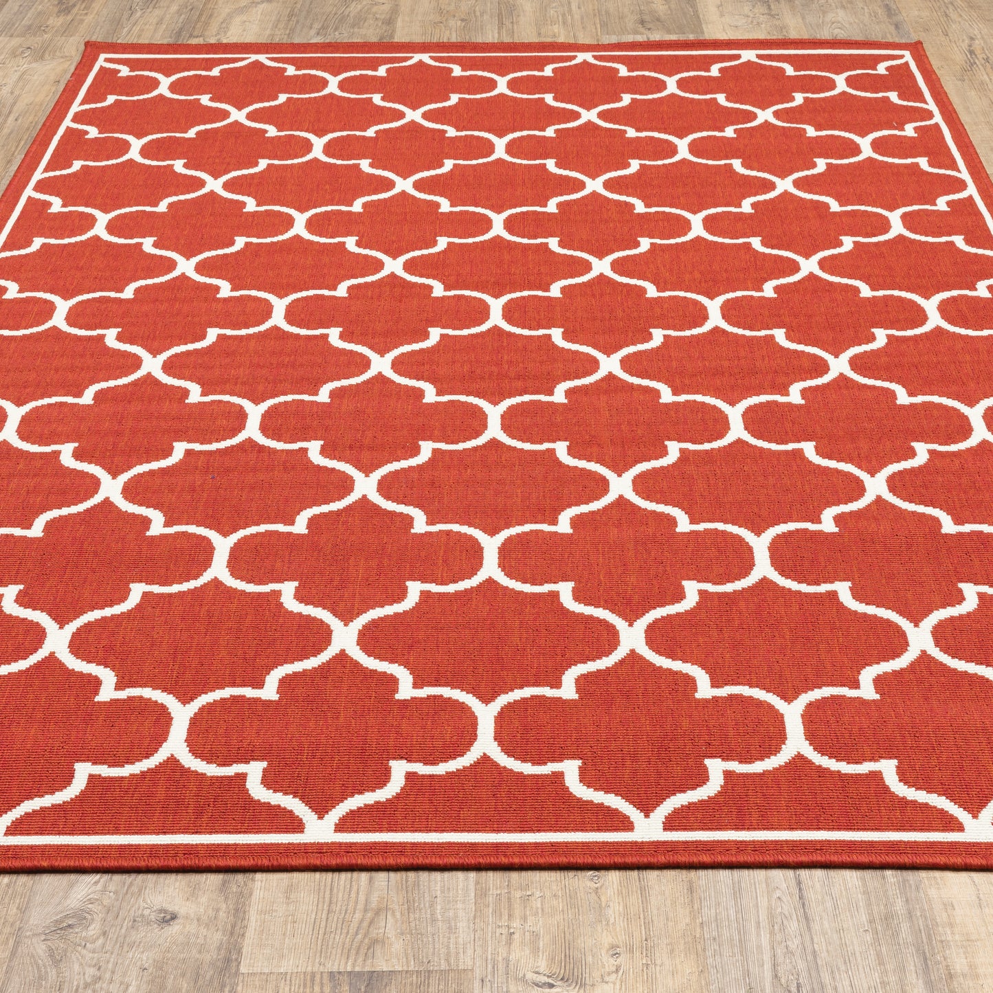Oriental Weavers Meridian Red Ivory Moroccan