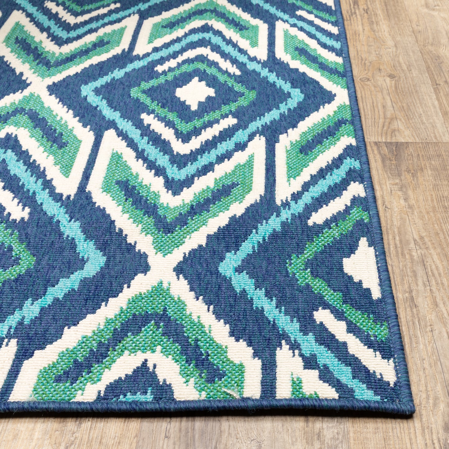 Oriental Weavers Meridian Navy Green Bohemian
