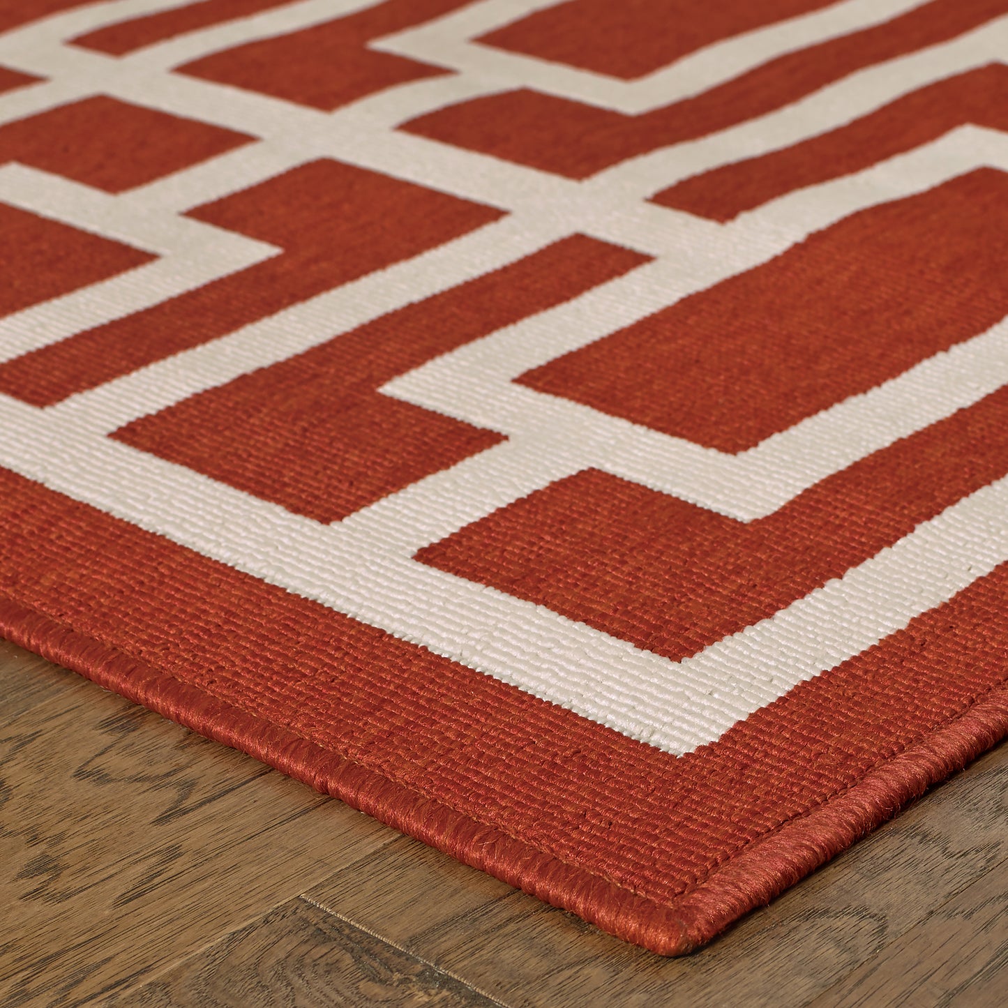 Oriental Weavers Meridian Red Ivory Moroccan