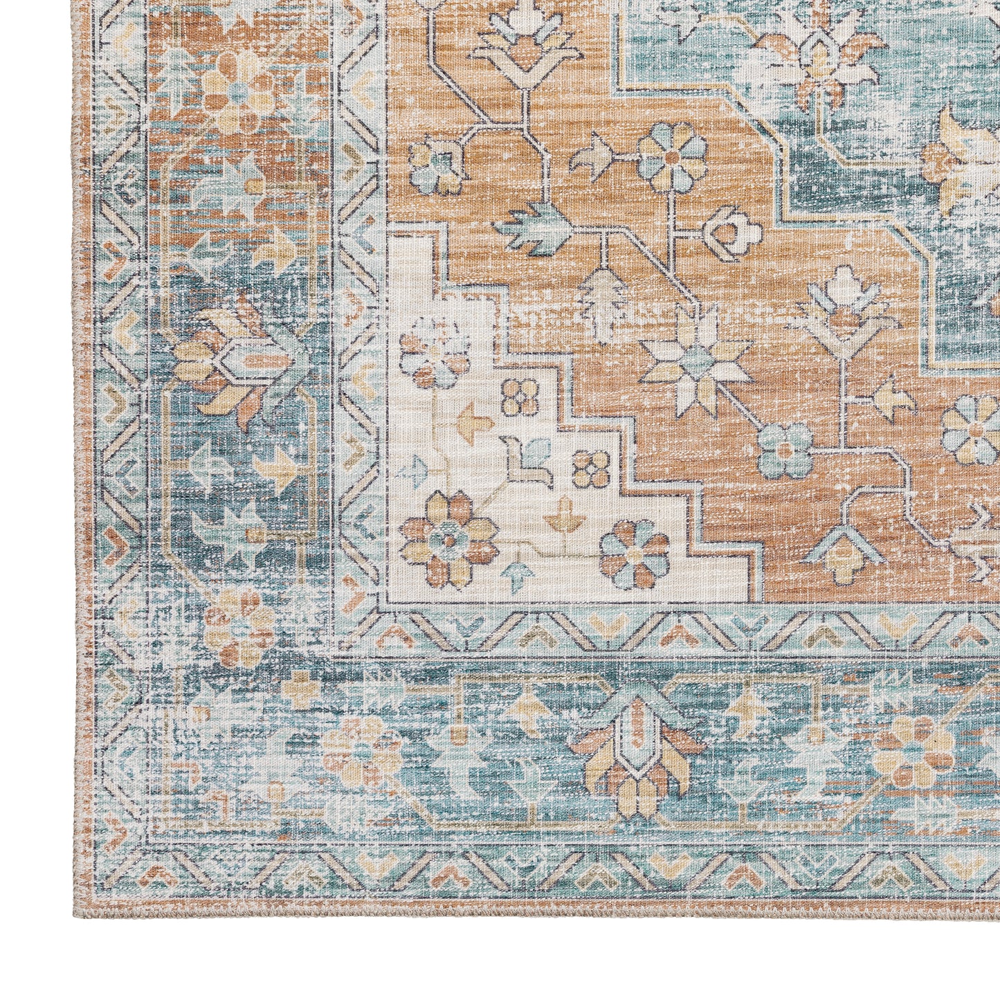 Oriental Weavers Myers Park Orange Blue Bohemian