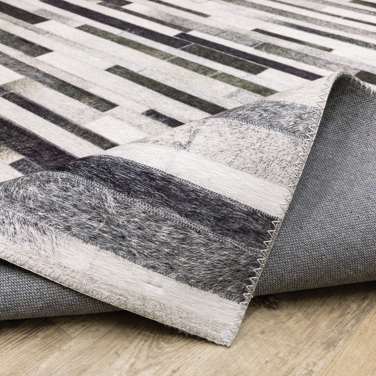 Oriental Weavers Myers Park Grey Charcoal Modern & Contemporary