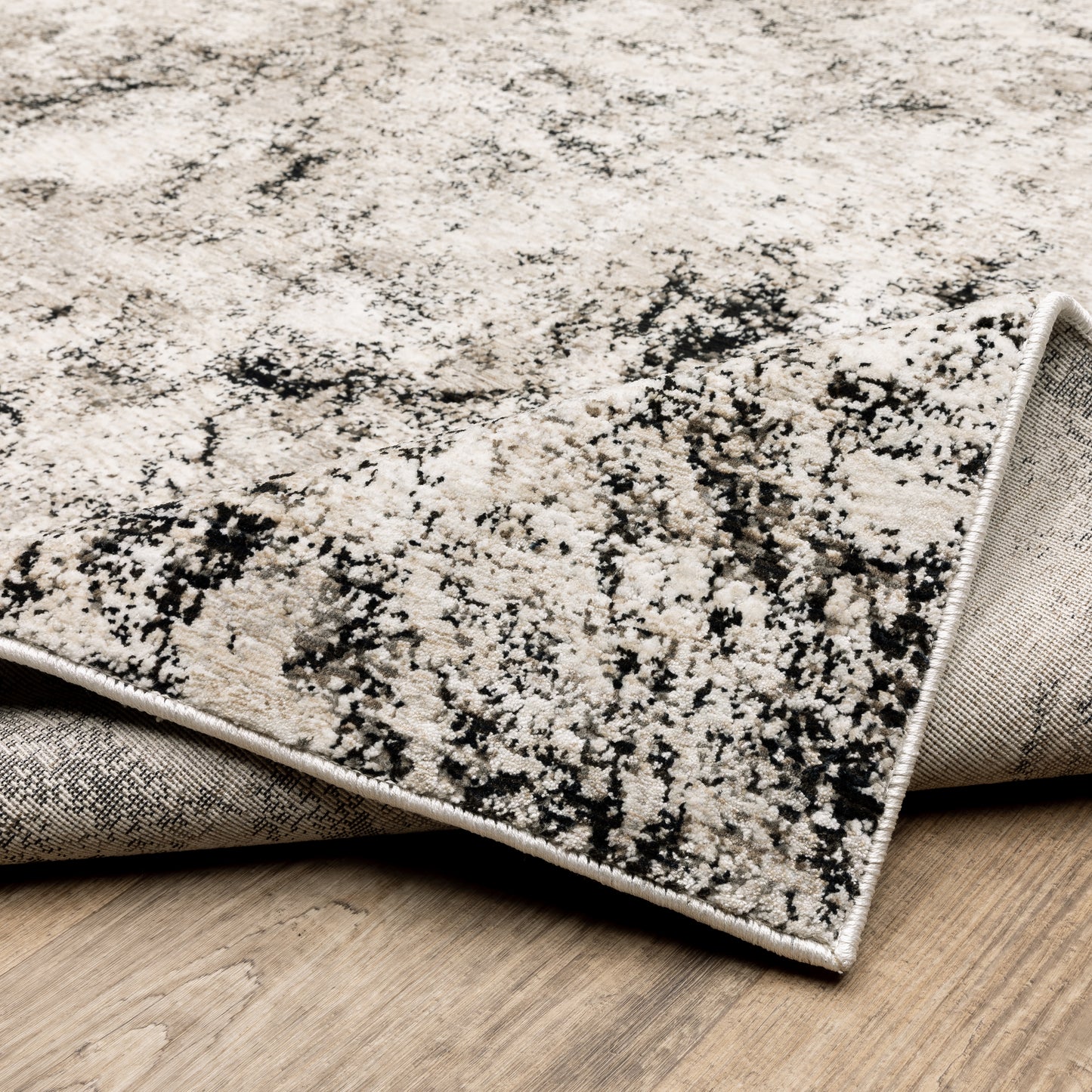 Oriental Weavers Nebulous Ivory Grey Modern & Contemporary