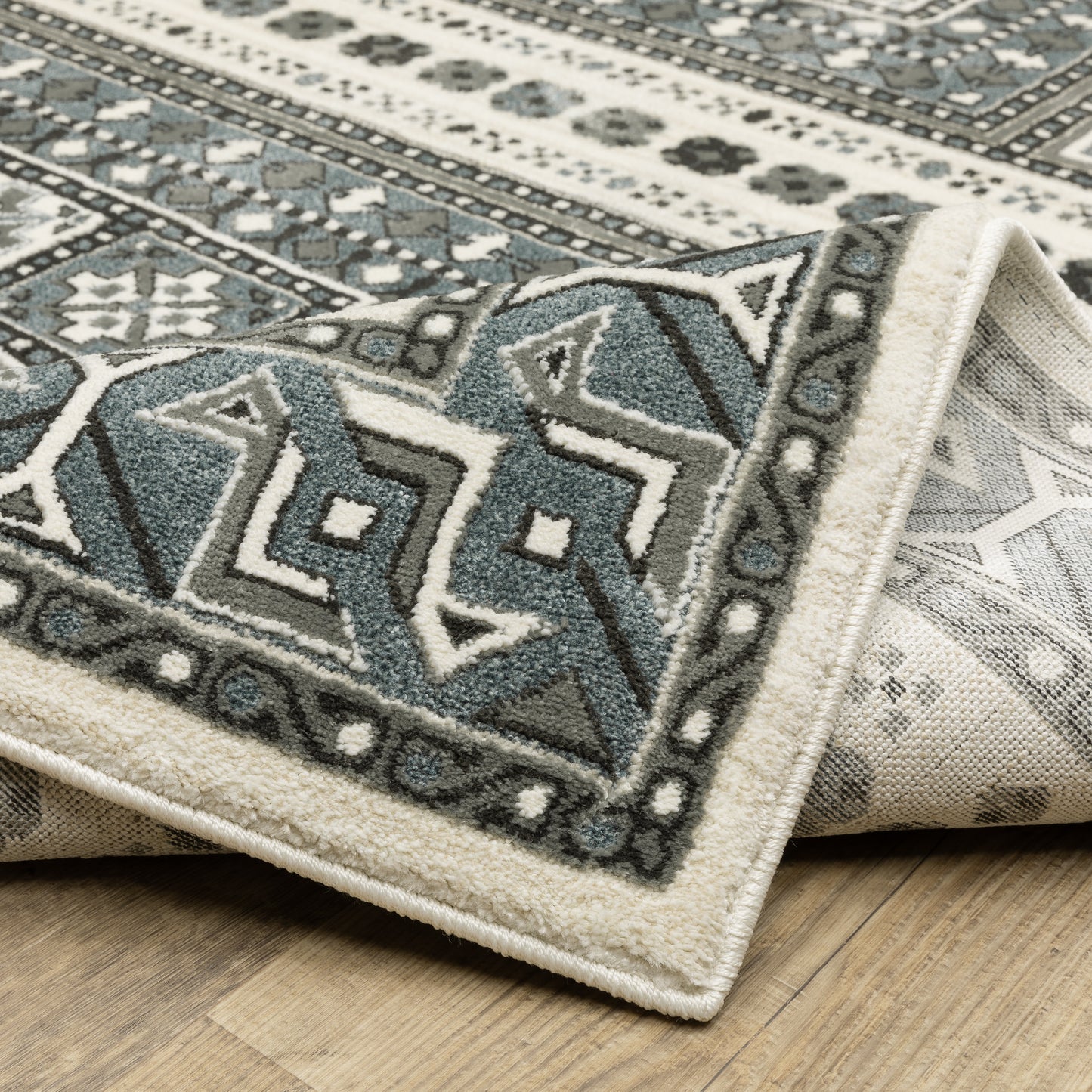 Oriental Weavers Raylan Grey Blue Global