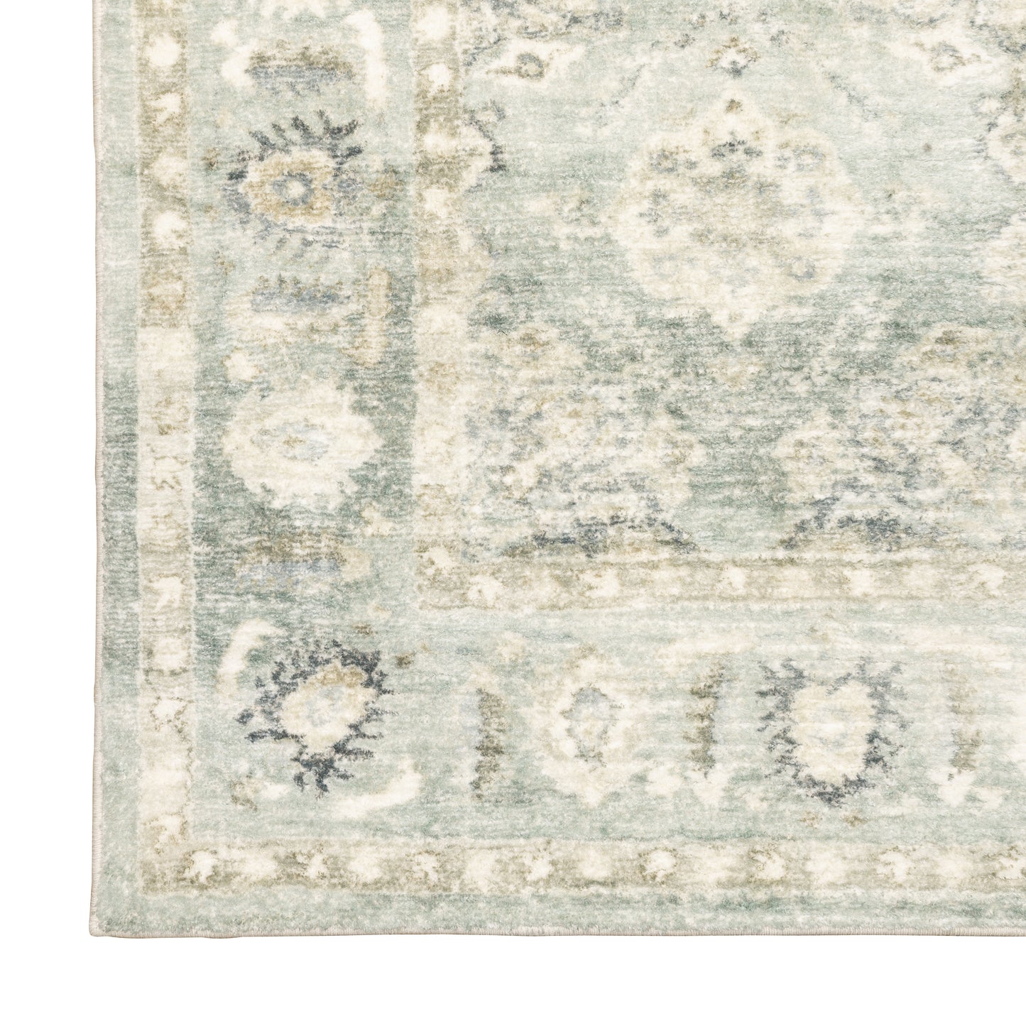 Oriental Weavers Savoy Green Ivory Traditional