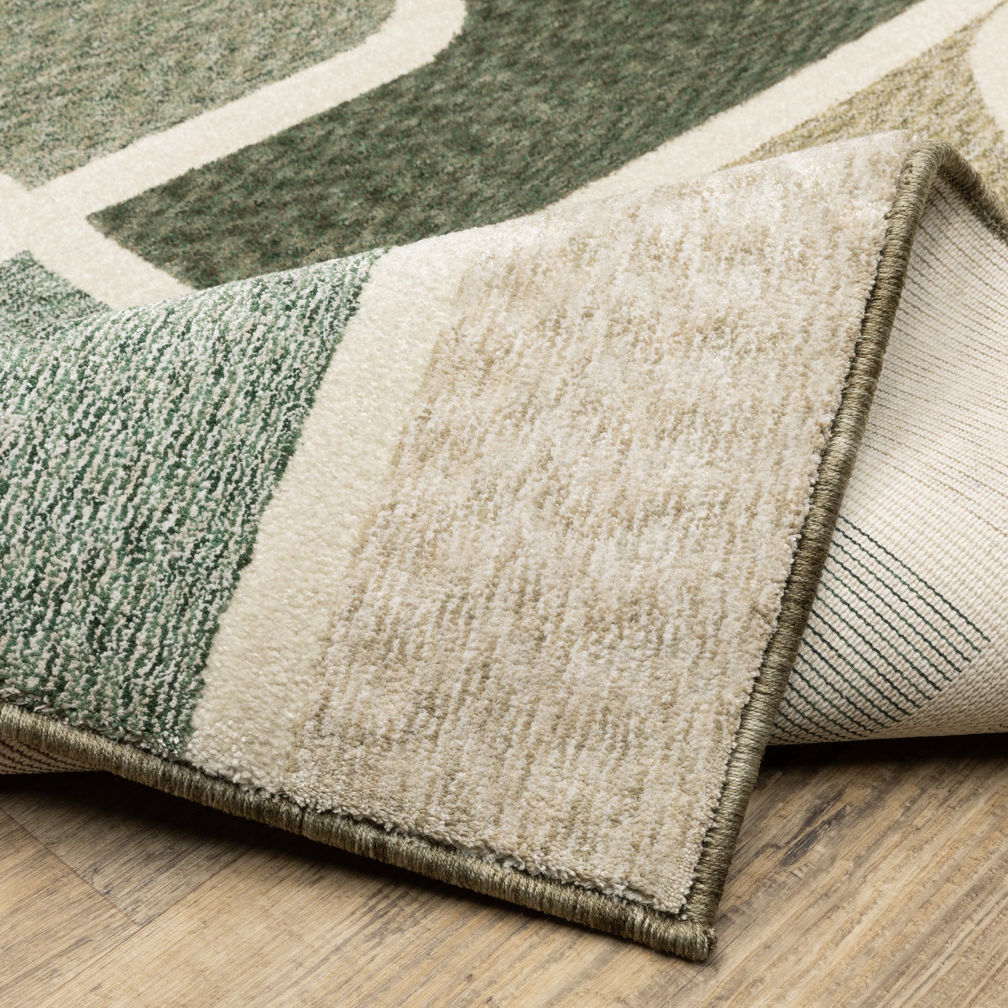 Oriental Weavers Tisdell Green Multi Mid-Century Modern