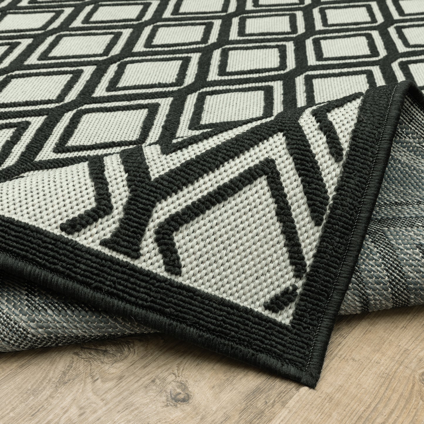 Oriental Weavers Torrey Light Grey Black Casual