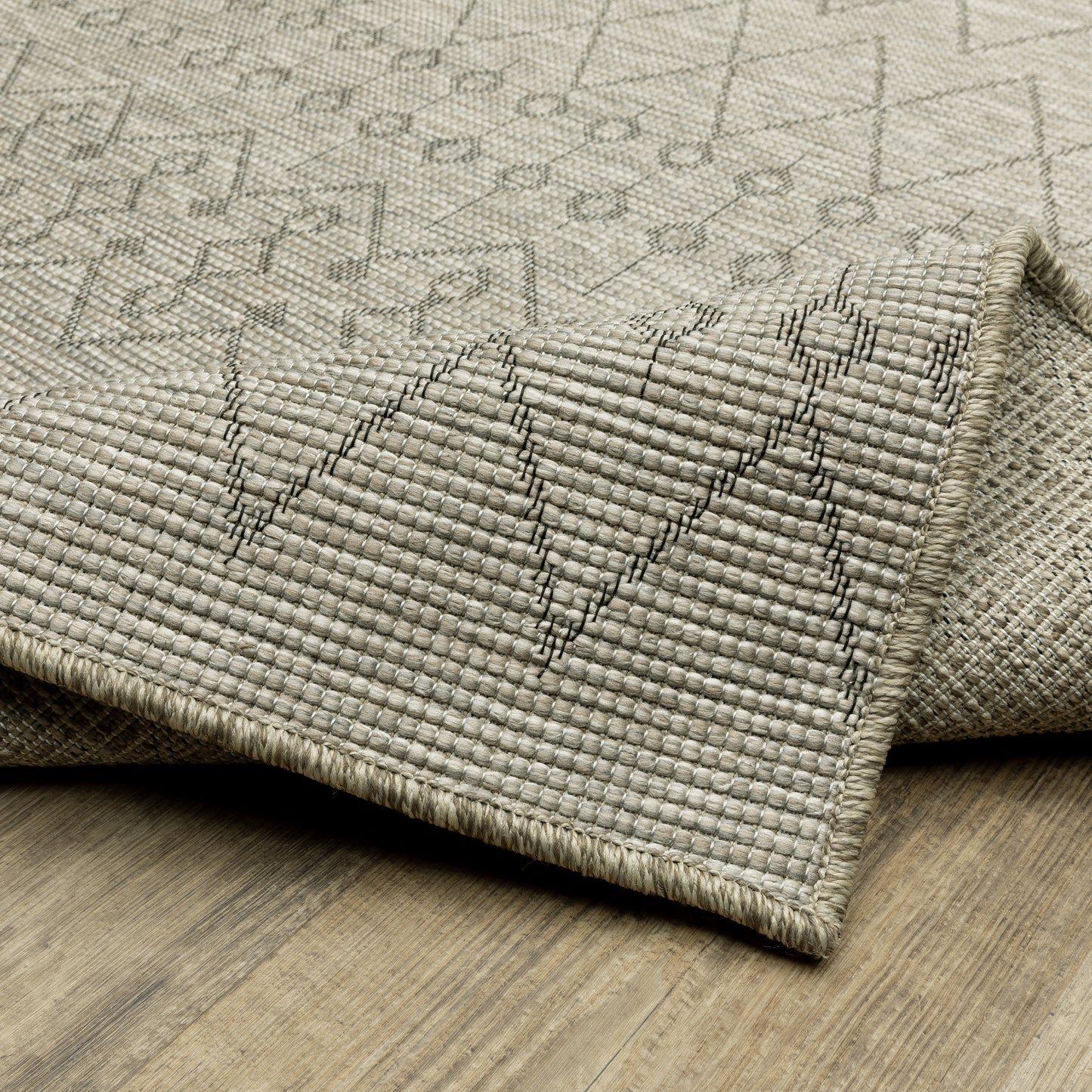 Oriental Weavers Tortuga Tan Black Casual