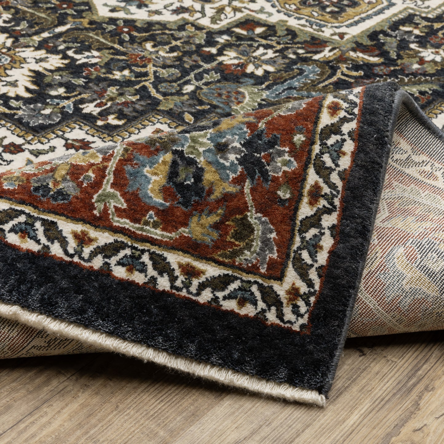 Oriental Weavers Vivian Navy Multi Traditional