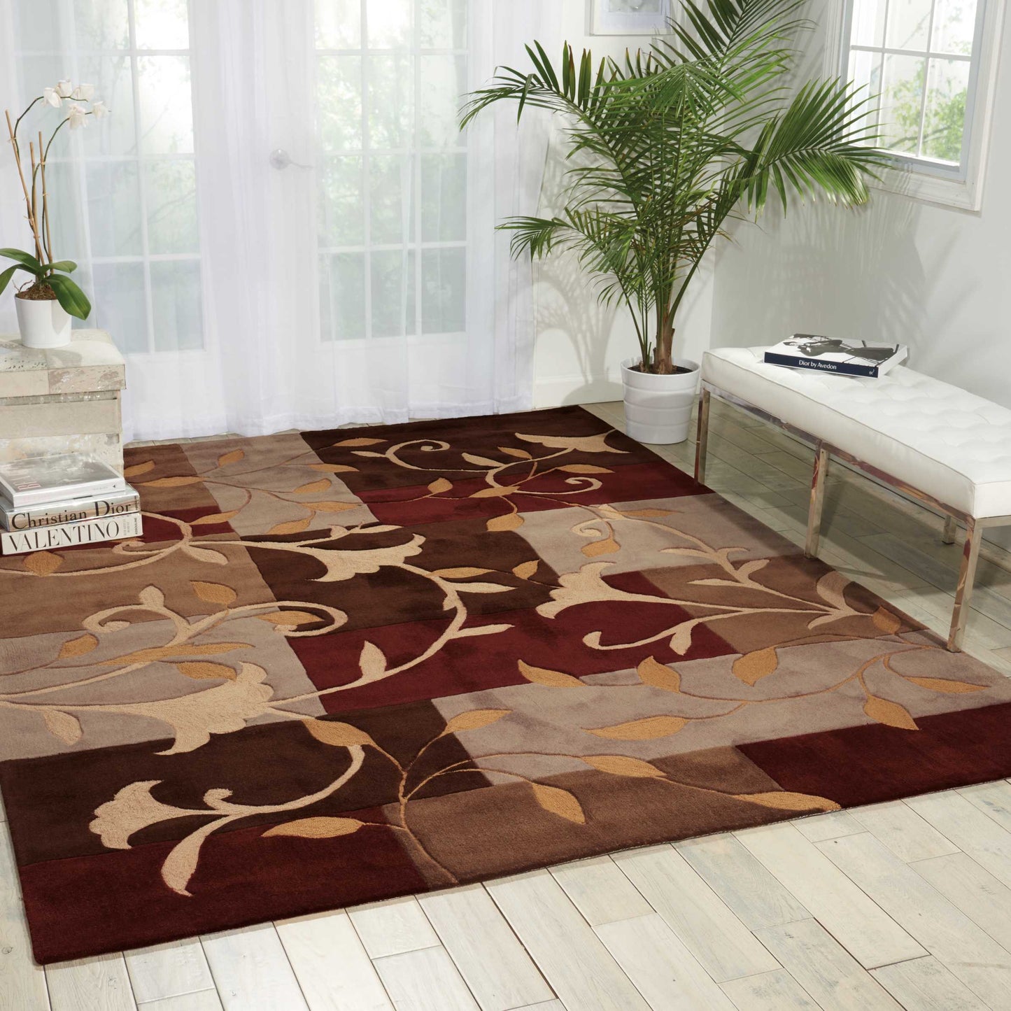 Nourison Home Contour Mocha Contemporary