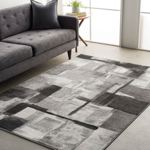 Surya Pepin PEI-1019 Black Modern Rug
