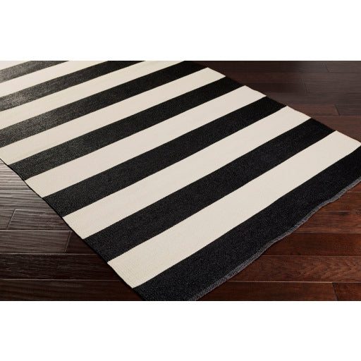 Surya Picnic PIC-4005 Black Modern Rug