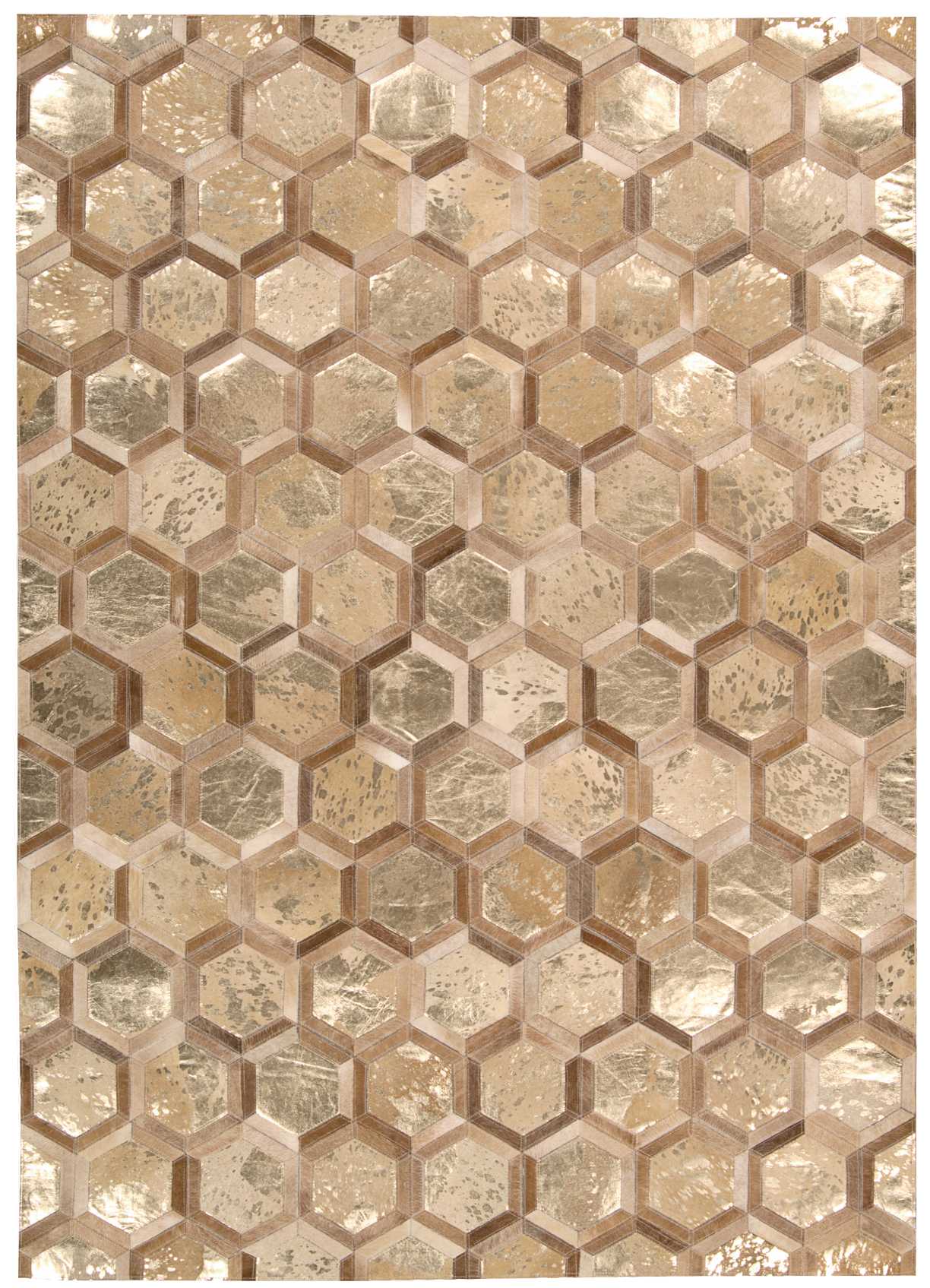 Michael Amini City Chic MA100 Amber Gold Contemporary Woven Rug