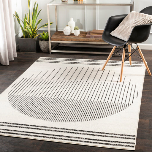 Surya Pisa PSS-2315 Black Modern Rug