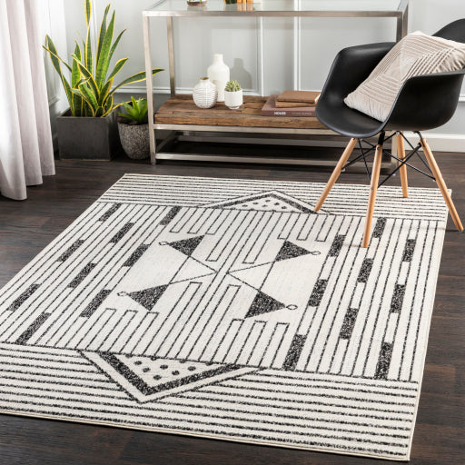 Surya Pisa PSS-2316 Black Modern Rug