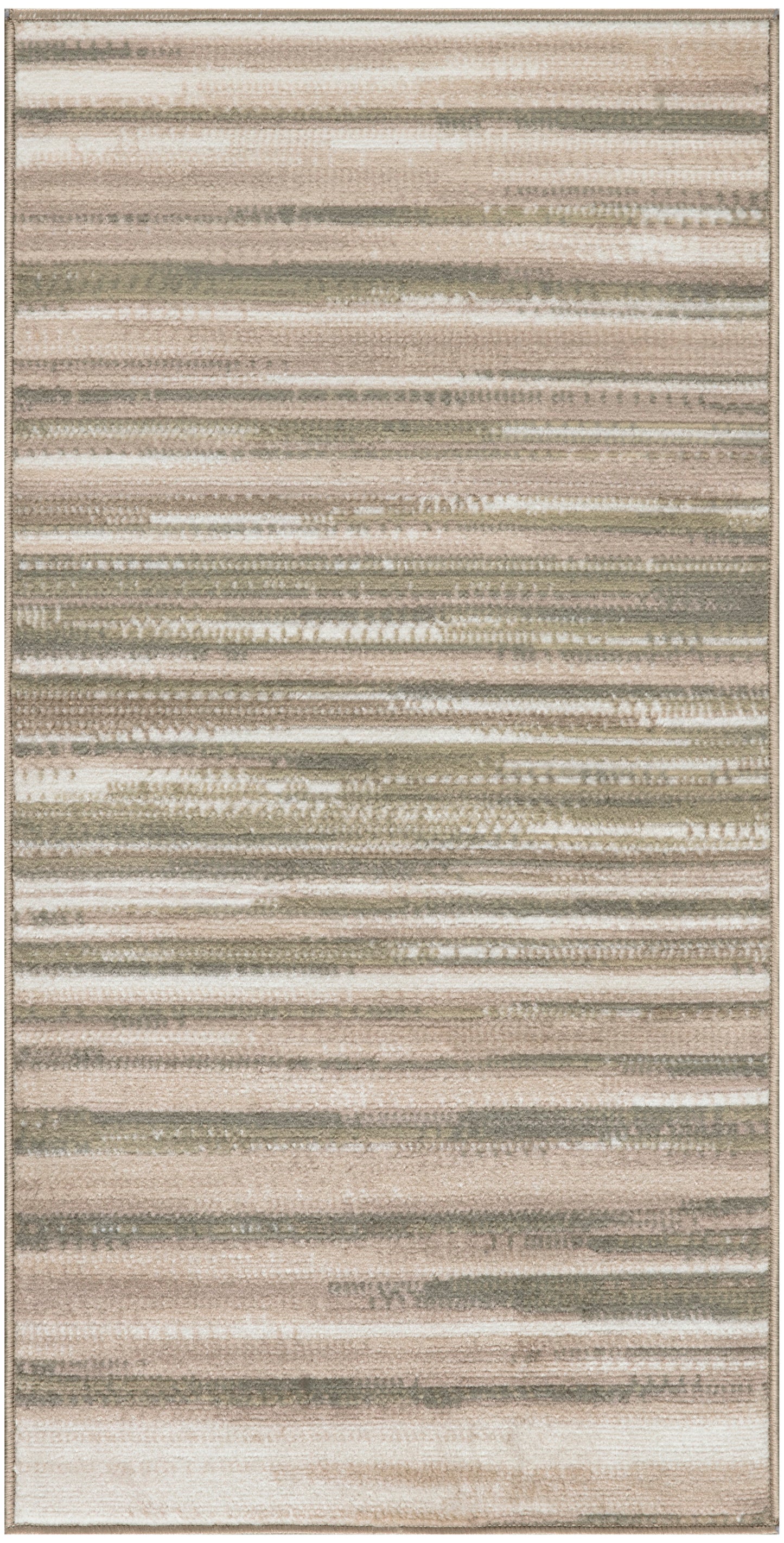 Nourison Home Jubilant JUB04 Green Ivory Contemporary Power-loomed Rug