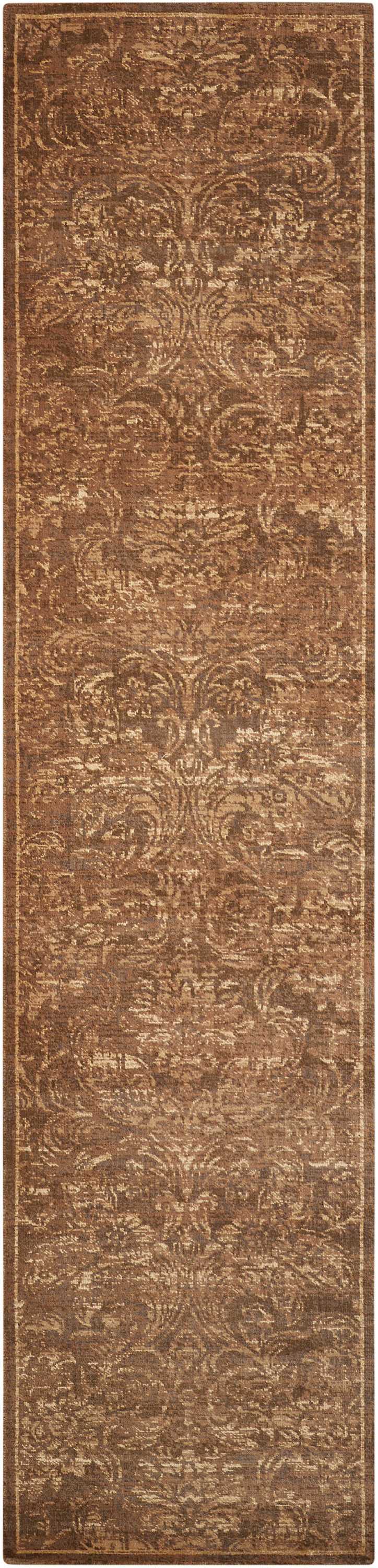 Nourison Home Silken Allure SLK19 Chocolate Traditional Loomed Rug