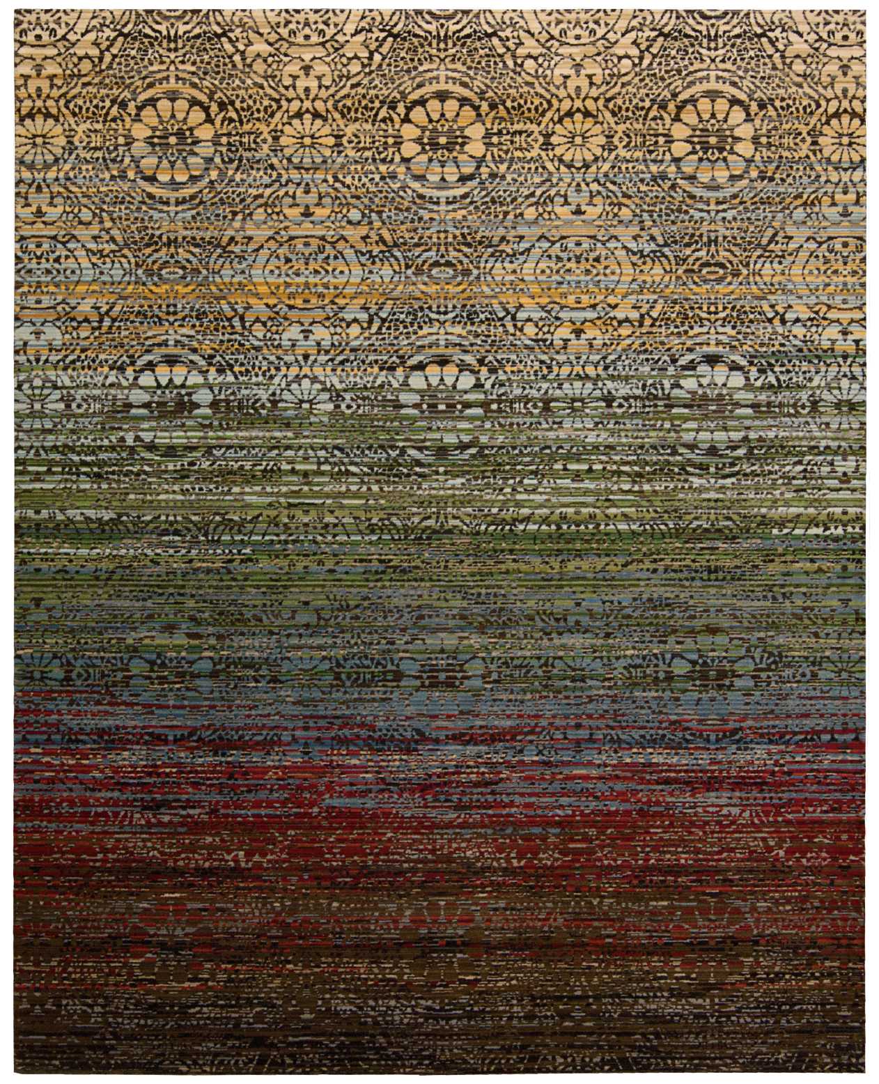 Nourison Home Rhapsody RH002 Multicolor Transitional Loomed Rug