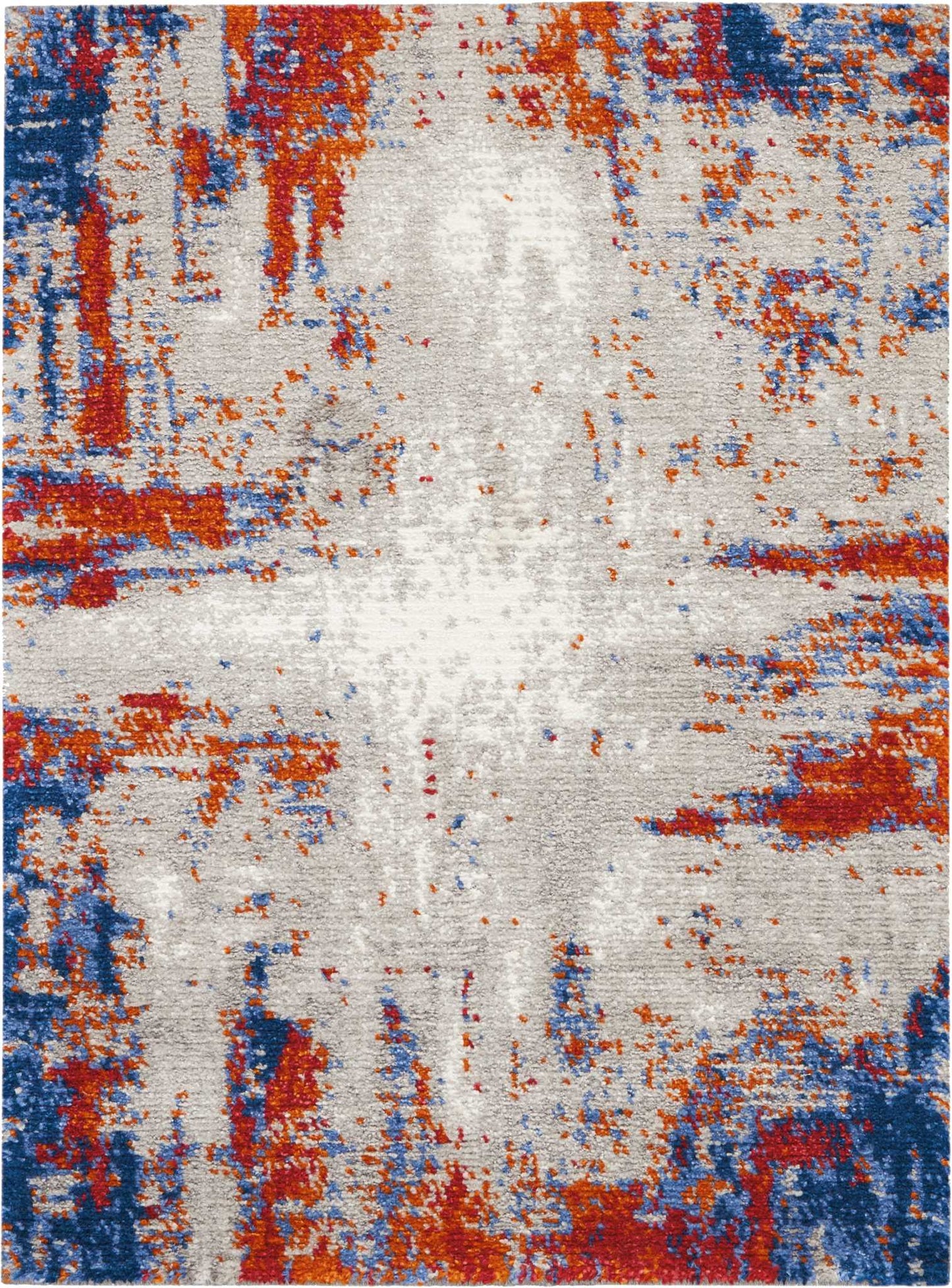 Nourison Home Twilight TWI26 Ivory Multicolor Contemporary Power-loomed Rug