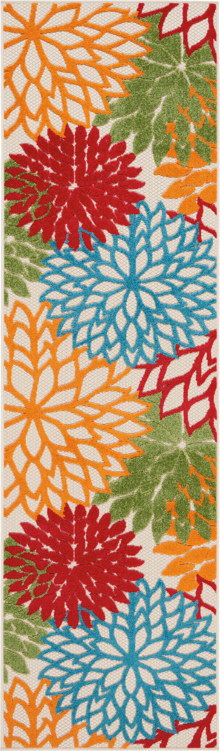Nourison Home Aloha ALH05 Green Contemporary Power-loomed Rugs