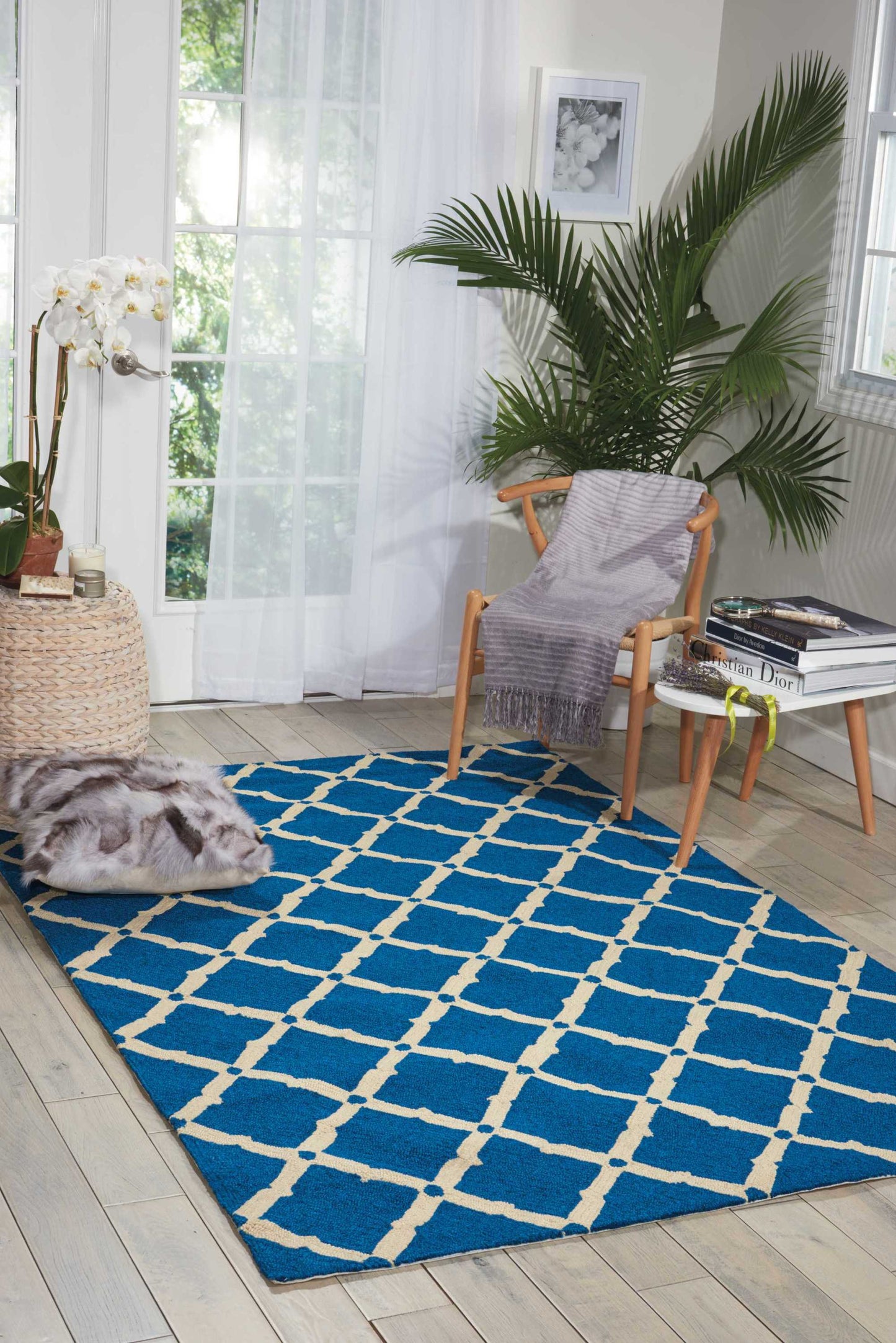 Nourison Home Portico Navy Contemporary