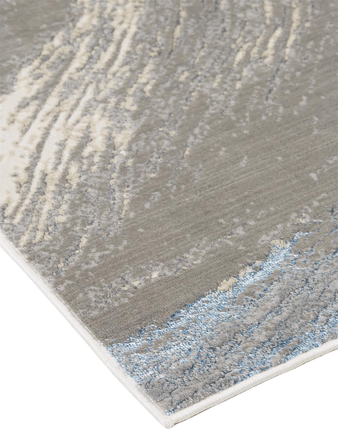 Feizy Azure 3524F Gray Modern/Industrial/Casual Machinemade Rug