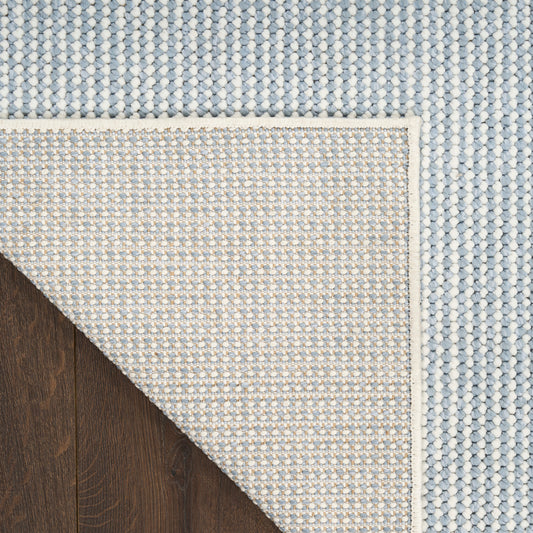 Nourison Home Natural Texture Ivory Blue Contemporary