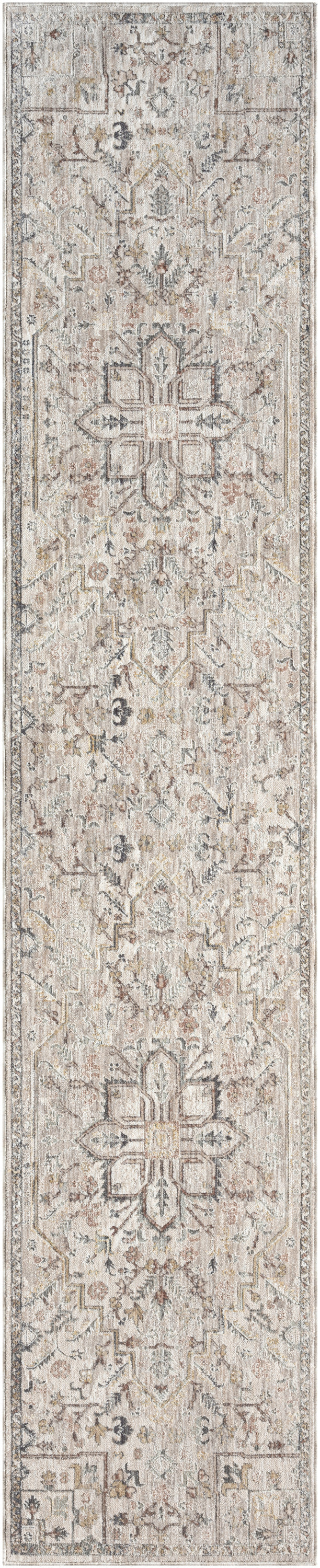 Nourison Home Antique Fusion ANF02 Ivory Multicolor Traditional Machine Woven Rug
