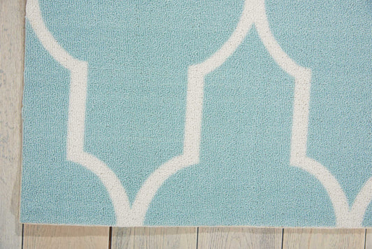 Nourison Home Home & Garden Aqua Transitional